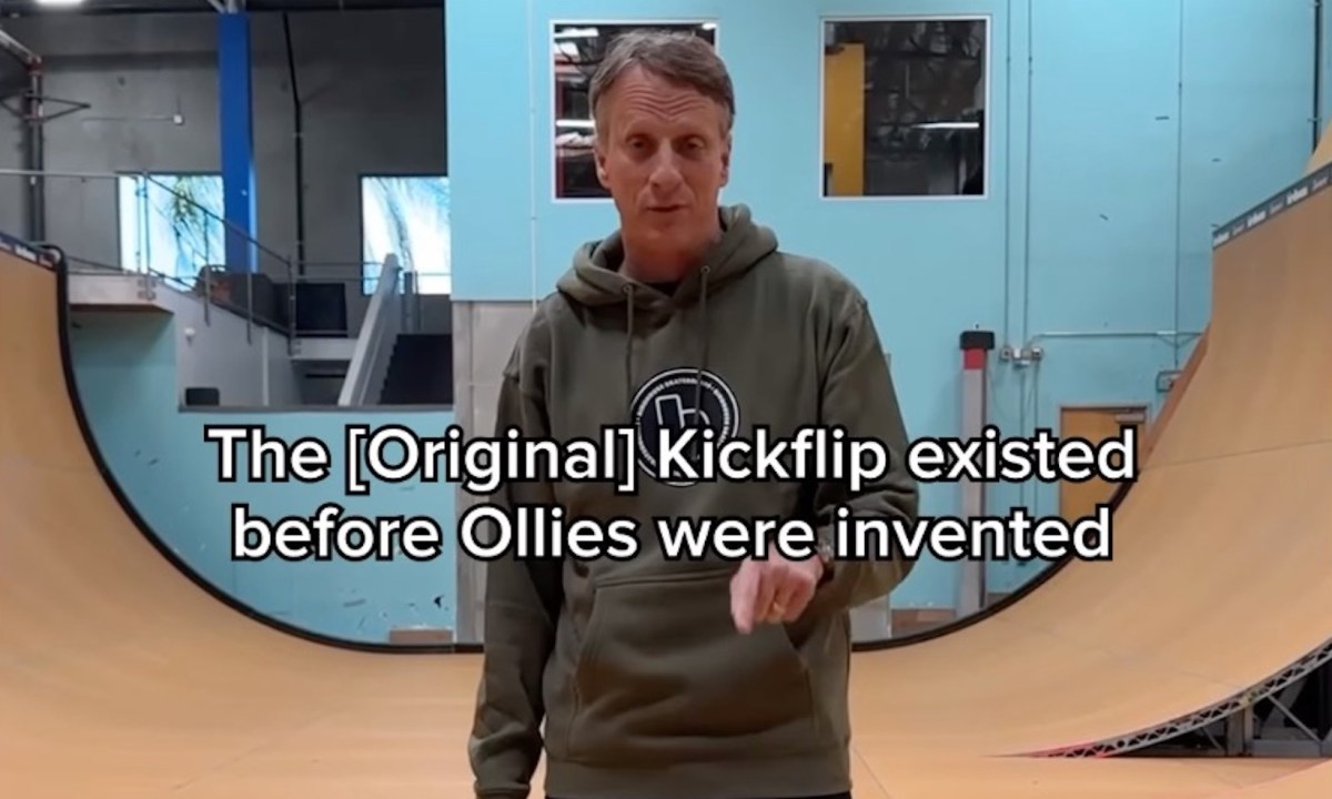 Did You Know Kickflips Came Before Ollies…Tony Hawk Explains